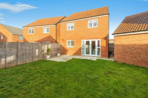 Rear Garden showing Patio Doors