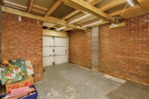 Garage with Boarded Ceiling