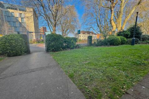 Front gardens at entrance