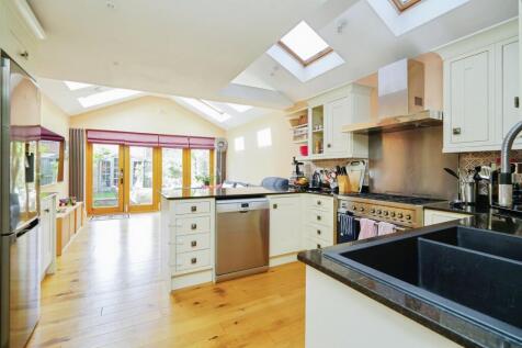 Kitchen Family Room Doors Closed