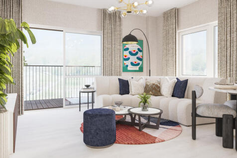 Living Room 2 - Barton Apartments (Eastman Village)