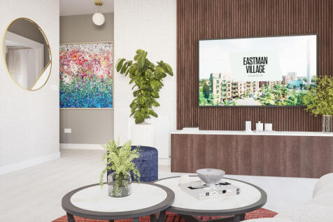 Living/ dining area - Barton Apartments