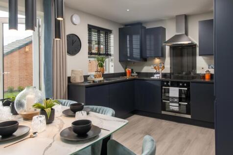 Internal image of the Ellerton kitchen/dining area