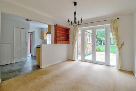 Showing dining room French doors