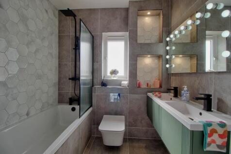 En-suite to Bedroom Two - with luxury double basin