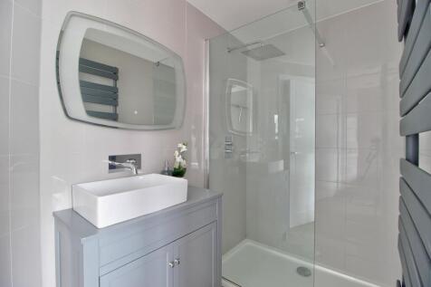 Family bathroom with large shower enclosure