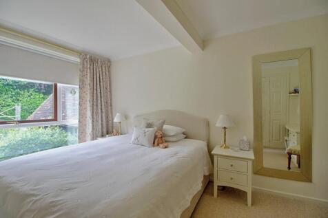 Master bedroom with garden views