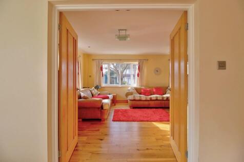 Double doors to the living room