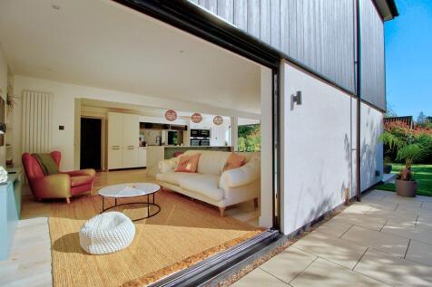 View from the outdoor kitchen