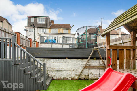 Rear Exterior and tiered rear garden