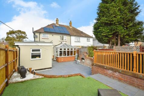 Private Rear Garden With Conservatory View