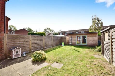 Private Rear Garden With Summer House View