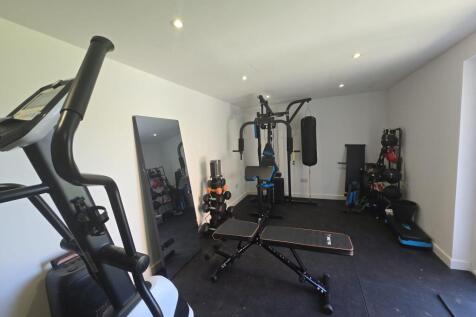 Gym/converted garage