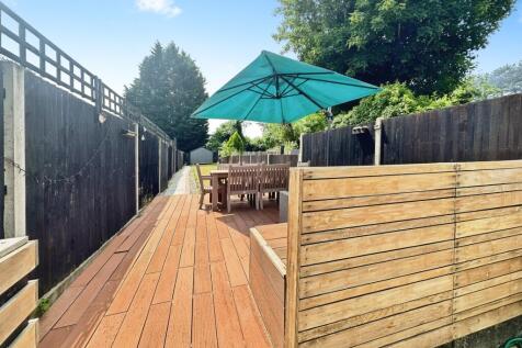 Private Rear Garden With Decking Area View