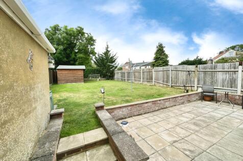 Private Rear Garden With Patio View