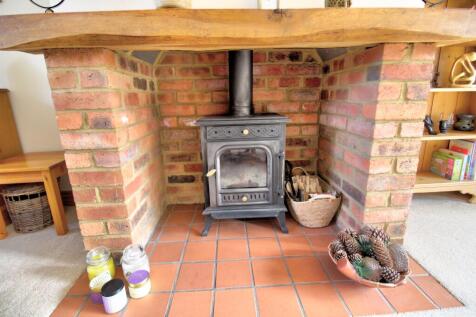 Woodburner in sitting room