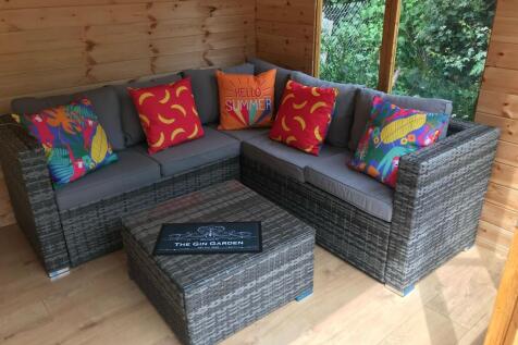 Inside summerhouse