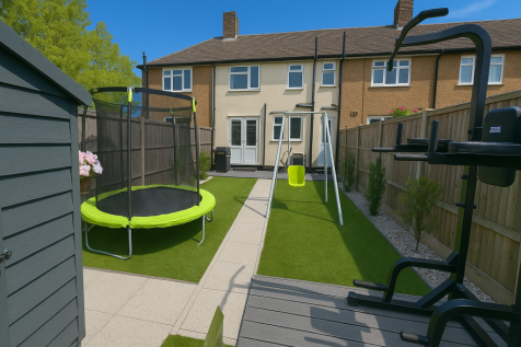 Rear garden