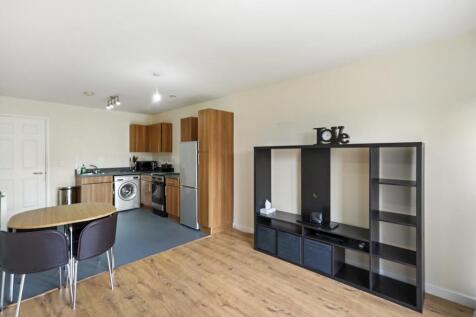 Open plan lounge kitchen
