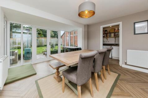 Dining space leading to Utility Room