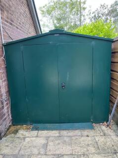 Shed included