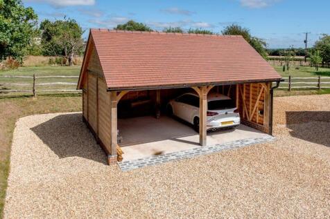 Oak framed garage