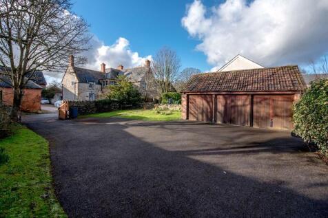 Driveway and triple garage