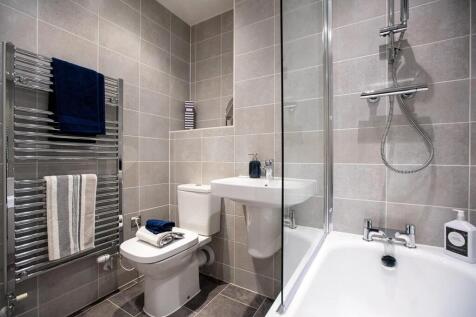 A main bathroom with high quality fixtures and fittings