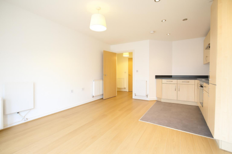 Open plan lounge and kitchen