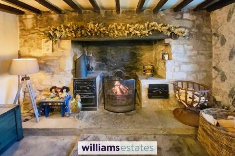 Stone Fireplace