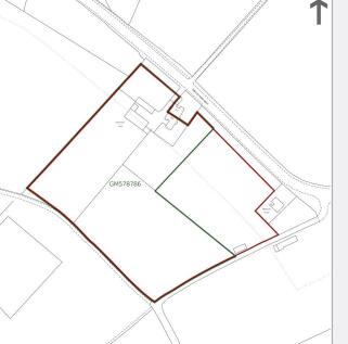 Title Plan - Line In Red