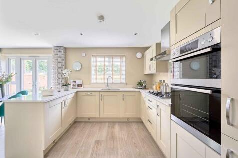 Taylor Wimpey kitchens are easy to clean and make meal prep easy