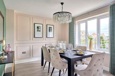 The separate dining room where you will love to host special meals for loved ones