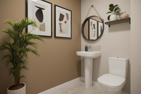 Handy ground floor cloakroom