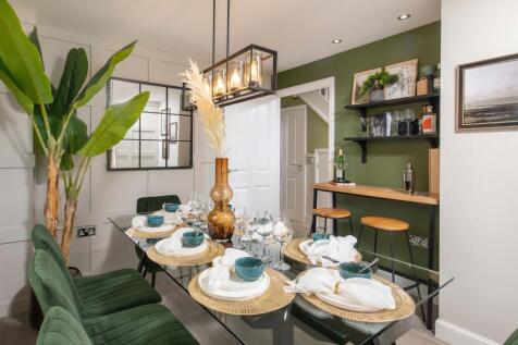 Internal view of the dining area of an Alderney house type