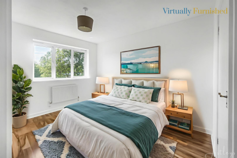 Virtually furnished bedroom 1