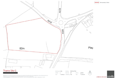 Thame Site G  Red Line Plan.png
