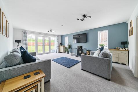 Lounge with log burner