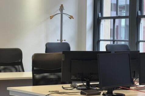Moorgate House  Desk Cluster with Coat Stand.png