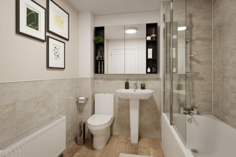 Bathroom in the Hawthorne 2 bedroom apartment
