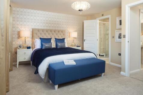 En suite main bedroom in the Hesketh 4 bedroom semi detached home