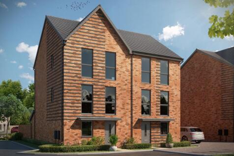 Outside view of The Hythie. 4 bed home. CGI.