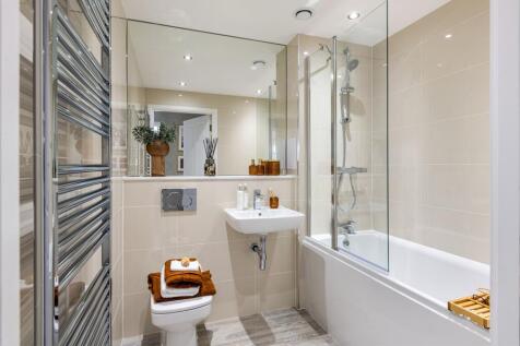 Bathroom in three bedroom apartment