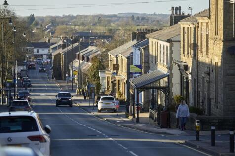 Ribble Valley in Lancashire Longridge main high street Berry Lane
