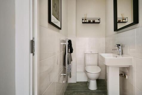 Convenient downstairs cloakroom
