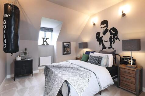The second bedroom is the perfect retreat for teenagers