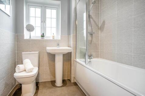 A family bathroom completes the home