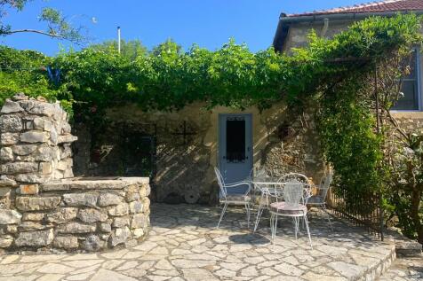 Patio with BBQ area