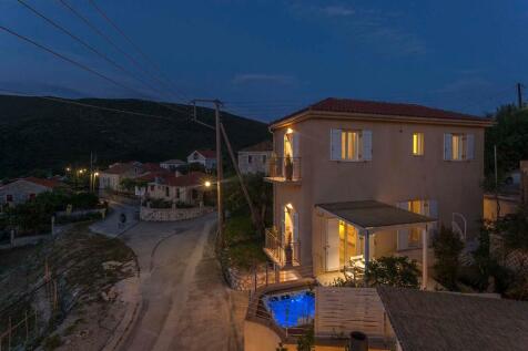 Night view of house