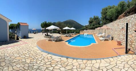 Pool and courtyard